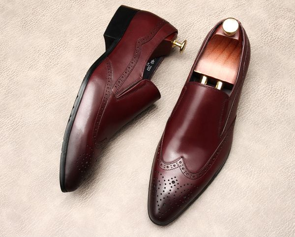 casual men italian dress shoe genuine leather pointed toe slip on formal wedding business shoe black coffee oxford shoes lofers
casual men italian dress shoe genuine leather pointed toe slip on formal wedding business shoe black coffee oxford shoes lofers
