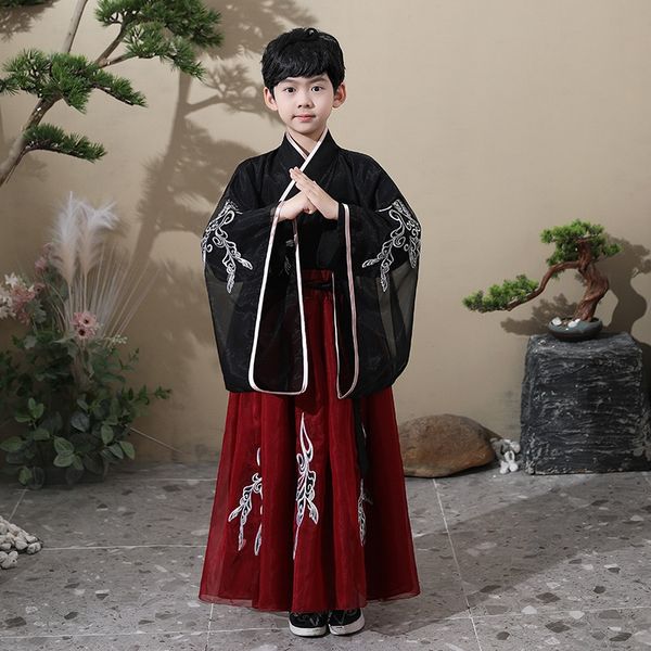 hanfu ancient stage outfit chinese dress baby boy new year tang suit for children chinese traditional costume for kids 12264, Red
hanfu ancient stage outfit chinese dress baby boy new year tang suit for children chinese traditional costume for kids 12264, Red