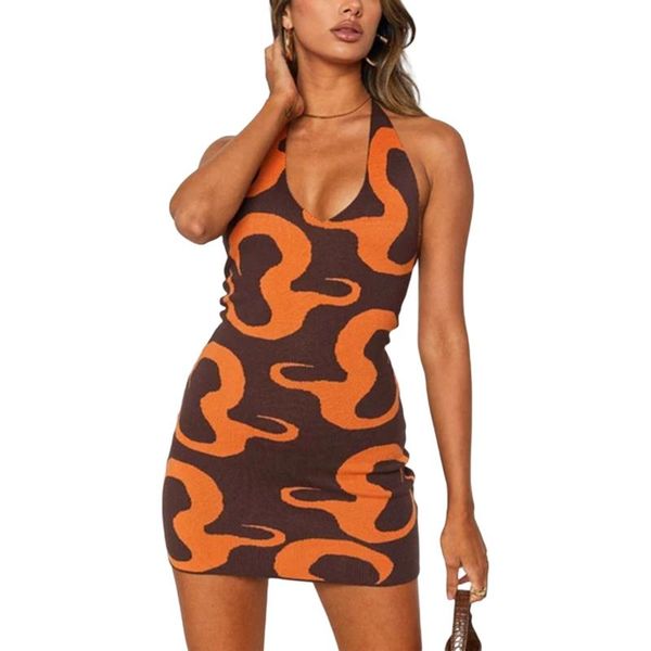 casual dresses women halter dress chic print knitted jacquard skinny fit clothing sleeveless backless mini streetwear 2021, Black;gray
casual dresses women halter dress chic print knitted jacquard skinny fit clothing sleeveless backless mini streetwear 2021, Black;gray
