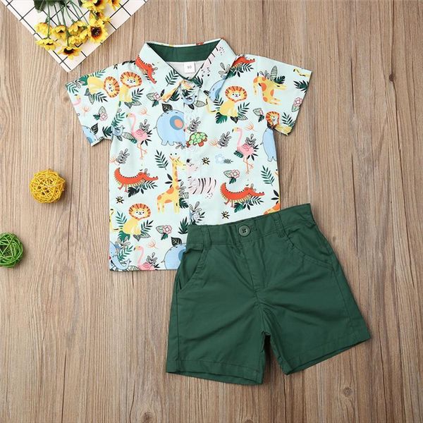 1 5years kids boys clothing set fashion zoo monkey tiger animal shirt for green shorts outfits, White
1 5years kids boys clothing set fashion zoo monkey tiger animal shirt for green shorts outfits, White