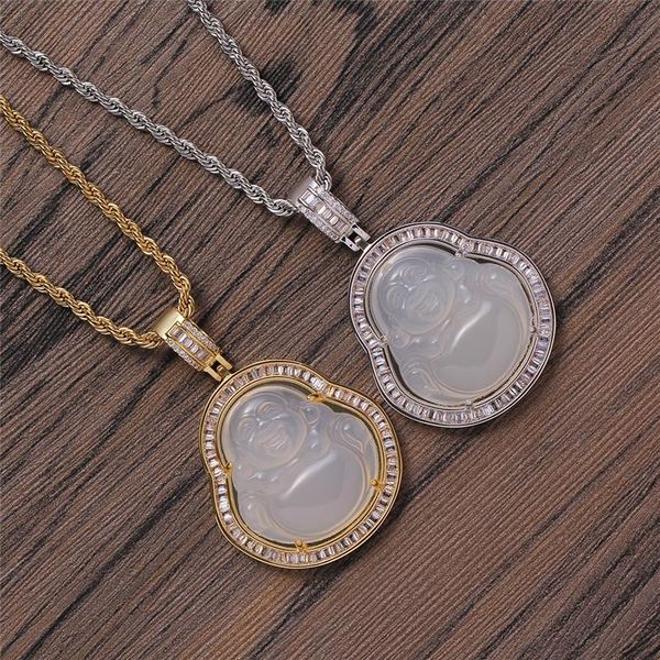 pendant necklaces fashion iced out buddha cubic zircon necklace for men women ins hip hop rapper jewelry gifts drop, Silver
pendant necklaces fashion iced out buddha cubic zircon necklace for men women ins hip hop rapper jewelry gifts drop, Silver