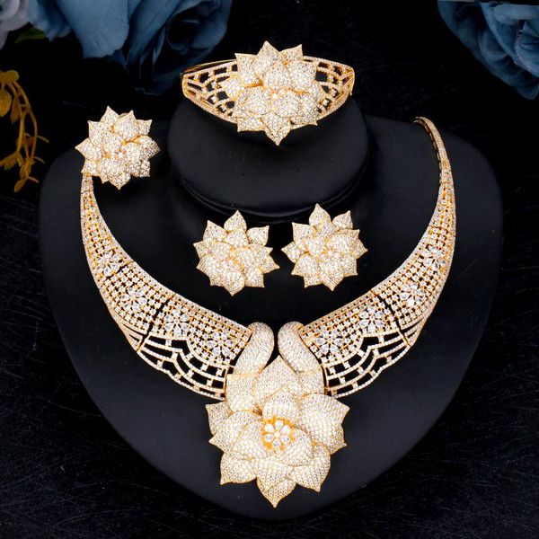 earrings & necklace bride talk fashion brand women luxury jewelry set 4 pcs cubic zirconia romantic bridal ring birthday gift, Silver
earrings & necklace bride talk fashion brand women luxury jewelry set 4 pcs cubic zirconia romantic bridal ring birthday gift, Silver