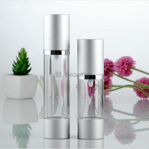 storage bottles & jars 100pcs/lot 15ml 30ml 50ml silver vacumm pump portable dispenser refillable airless bottle
storage bottles & jars 100pcs/lot 15ml 30ml 50ml silver vacumm pump portable dispenser refillable airless bottle