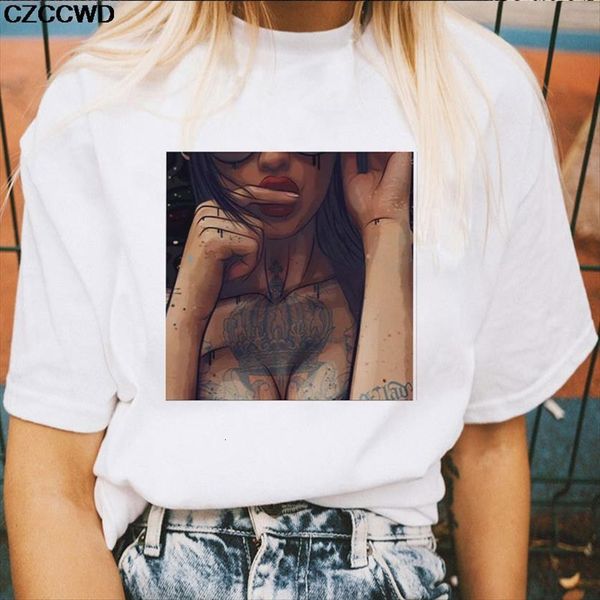 you can kiss my womens t shirts hand girl print vogue leisure short sleeve harajuku punk cool streetwear, White
you can kiss my womens t shirts hand girl print vogue leisure short sleeve harajuku punk cool streetwear, White