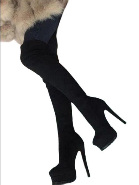 boots peep toe over the knee platfrom women thigh chunky heels ladies fashion black suede party
boots peep toe over the knee platfrom women thigh chunky heels ladies fashion black suede party