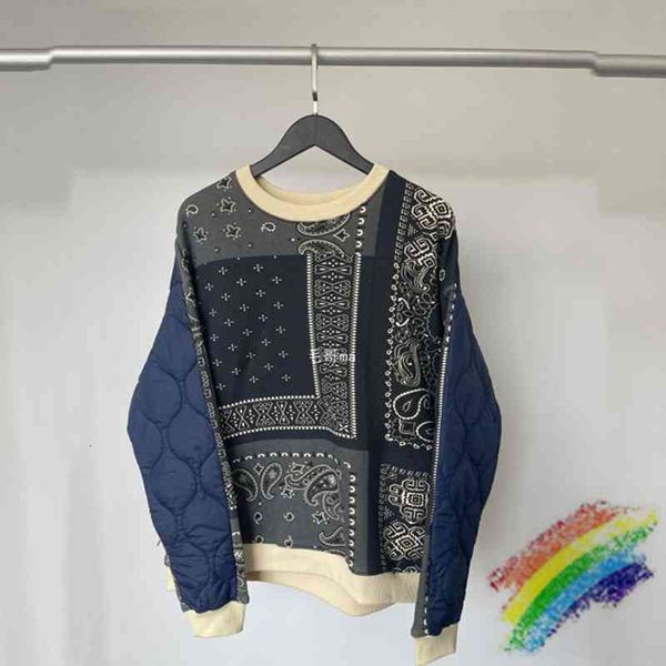 hoodies cashew flower printing kapital sweatshirts men women 1:1 quality heavy fabric crewneck front back stitching hoodie, Black
hoodies cashew flower printing kapital sweatshirts men women 1:1 quality heavy fabric crewneck front back stitching hoodie, Black