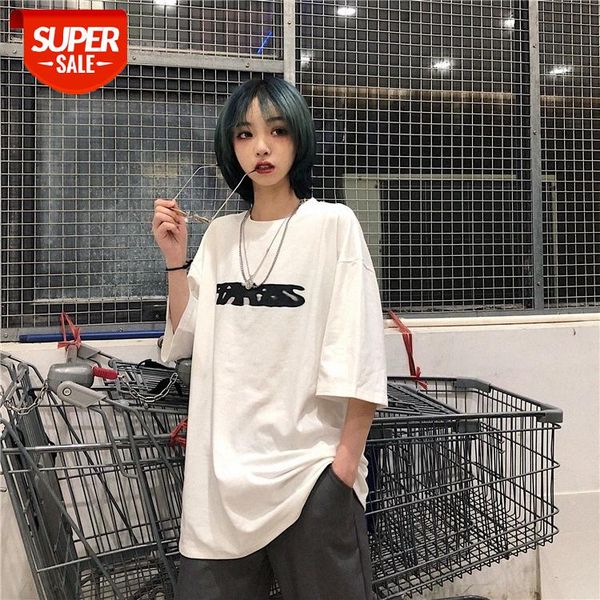 korean version of the new harajuku style loose funeral student shirt cec short-sleeved white t-shirt female trend #h069
korean version of the new harajuku style loose funeral student shirt cec short-sleeved white t-shirt female trend #h069