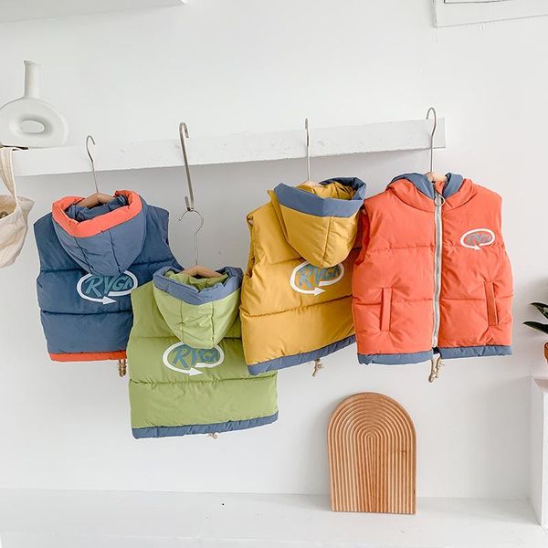 4 5 6 7 years baby boys cotton vest korean solid kids letter print hooded down warm waistcoat autumn 2021, Camo
4 5 6 7 years baby boys cotton vest korean solid kids letter print hooded down warm waistcoat autumn 2021, Camo