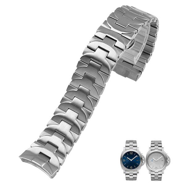 watch bands stainless steel watchband for pam111 441 wristband 24mm silver black curved end bracelet, Black;brown
watch bands stainless steel watchband for pam111 441 wristband 24mm silver black curved end bracelet, Black;brown