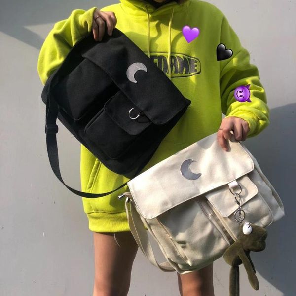 drawstring simple style moon large capacity handbags harajuku casual ulzzang women's college shoulder bags canvas chic crossbody
drawstring simple style moon large capacity handbags harajuku casual ulzzang women's college shoulder bags canvas chic crossbody