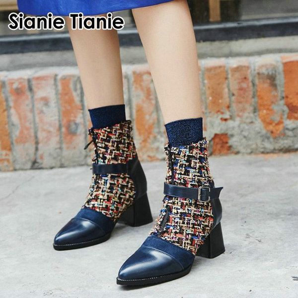 boots sianie tianie 2021 wholesale houndstooth plaid checker woman winter fashion warm riding ankle size 32-48, Black
boots sianie tianie 2021 wholesale houndstooth plaid checker woman winter fashion warm riding ankle size 32-48, Black