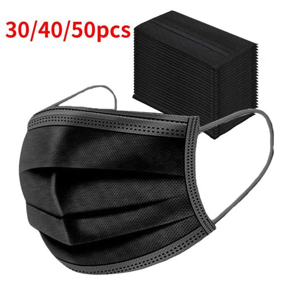 party hats 30/40/50pc black disposable non-woven 3-layer face mask soft breathable dustproof mouth halloween cosplay hat
party hats 30/40/50pc black disposable non-woven 3-layer face mask soft breathable dustproof mouth halloween cosplay hat