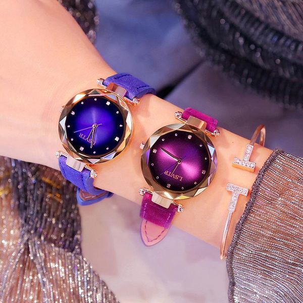 wristwatches women vintage starry sky leather watches female quartz wrist watch ladies clock relogio feminino gift, Slivery;brown
wristwatches women vintage starry sky leather watches female quartz wrist watch ladies clock relogio feminino gift, Slivery;brown