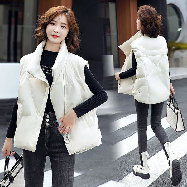 vests down vt women's short autumn and winter 2021 dign sense of minority high collar white duck down waistcoat, Black;white
vests down vt women's short autumn and winter 2021 dign sense of minority high collar white duck down waistcoat, Black;white