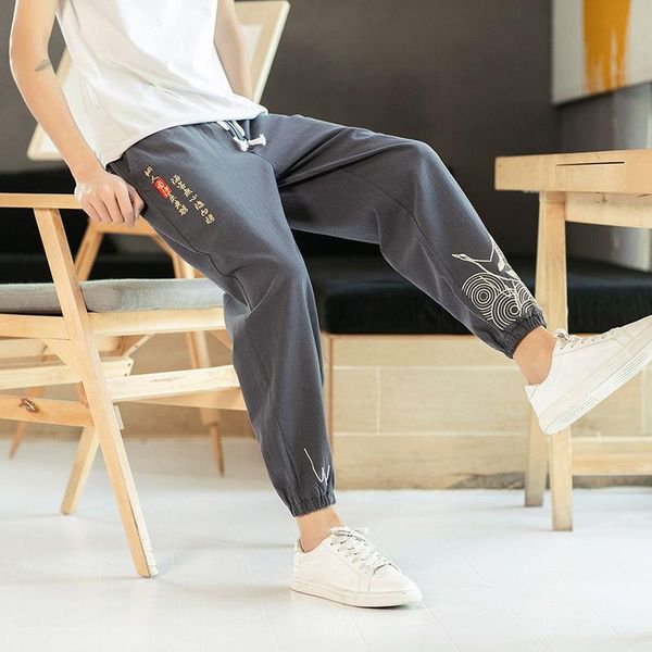 men's pants men chinese style embroidered joggers sweatpants black casual bloomers trouses cotton summer streetwear harajuku hip hop
men's pants men chinese style embroidered joggers sweatpants black casual bloomers trouses cotton summer streetwear harajuku hip hop