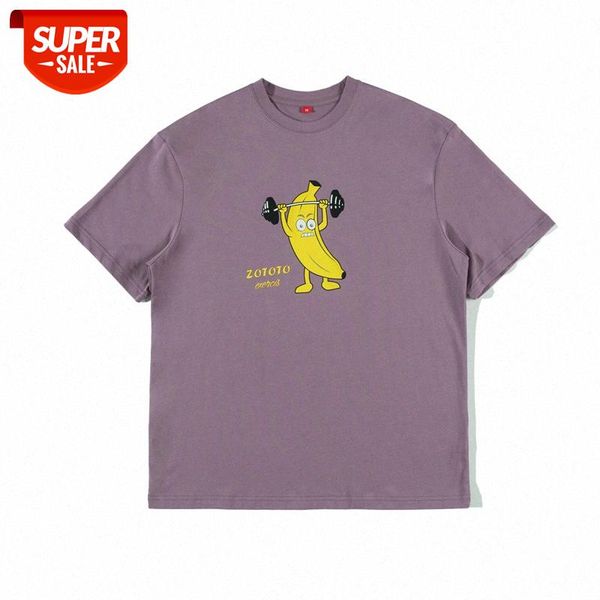 summer short-sleeved t-shirt male japanese fresh banana cartoon print casual round neck compassionate shirt #vc2c, White;black
summer short-sleeved t-shirt male japanese fresh banana cartoon print casual round neck compassionate shirt #vc2c, White;black