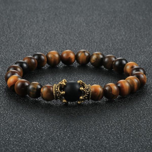 beaded, strands men bracelets 8mm crown beaded natural tiger eye beads bracelet for women lover yoga healing buddha jewelry gifts, Black
beaded, strands men bracelets 8mm crown beaded natural tiger eye beads bracelet for women lover yoga healing buddha jewelry gifts, Black
