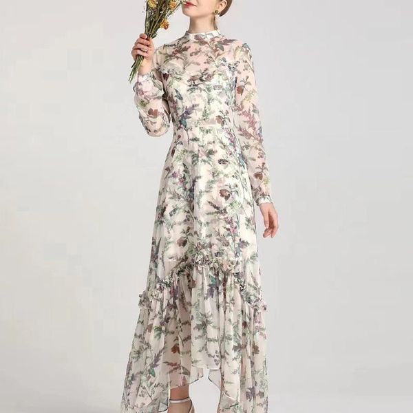 casual dresses woman dress 2021 summer fashion irregular women long sleeve flowers printed ruffles holiday party, Black;gray
casual dresses woman dress 2021 summer fashion irregular women long sleeve flowers printed ruffles holiday party, Black;gray