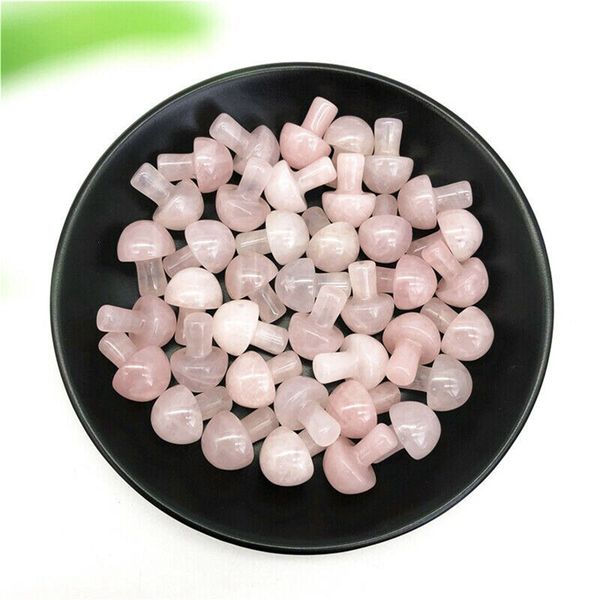 natural pink rose quartz polished stone carved crystal mini mushroom healing reiki mineral statue ornament home decor gift, Black
natural pink rose quartz polished stone carved crystal mini mushroom healing reiki mineral statue ornament home decor gift, Black