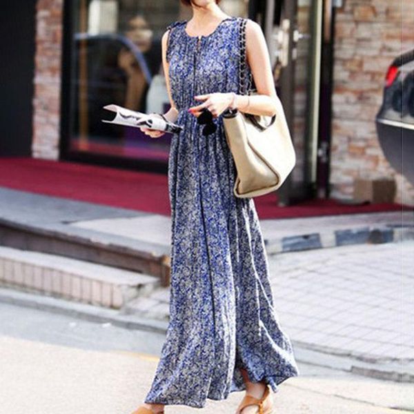 maternity dresses womens sleeveless floral loose long dress casual bohemian skirt beach yh-17, White
maternity dresses womens sleeveless floral loose long dress casual bohemian skirt beach yh-17, White