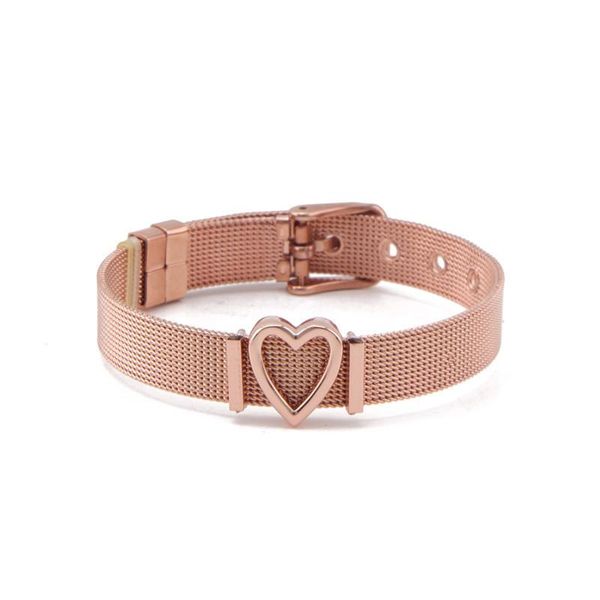 link, chain aifeili stainless steel brand bracelet love heart slide charms mesh bracelets for woman wedding jewelry gifts accessories, Black
link, chain aifeili stainless steel brand bracelet love heart slide charms mesh bracelets for woman wedding jewelry gifts accessories, Black