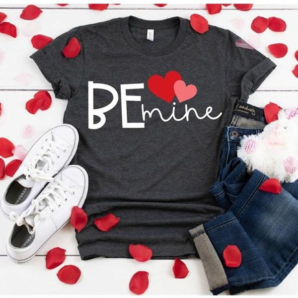 women's t-shirt be mine graphic t shirts plus size tees woman casual letter o-neck 90s womens valentine's day korean, White
women's t-shirt be mine graphic t shirts plus size tees woman casual letter o-neck 90s womens valentine's day korean, White
