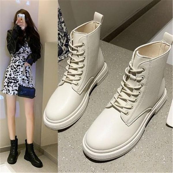 boots 2021 autumn non-slip wear-resistant sole ankle ladies black beige round toe high heel lace up fashion leather sneakers
boots 2021 autumn non-slip wear-resistant sole ankle ladies black beige round toe high heel lace up fashion leather sneakers