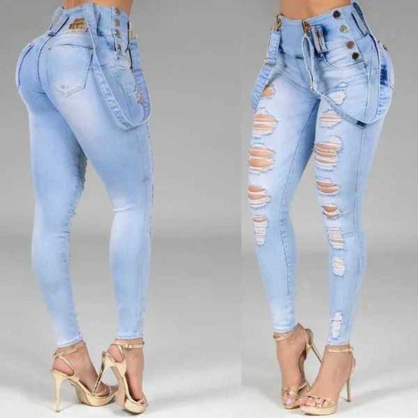 women jeans high waisted straight skinny stretchy pant streetwear ladies hole washed bandage denim pencil pants trousers 210927, Blue
women jeans high waisted straight skinny stretchy pant streetwear ladies hole washed bandage denim pencil pants trousers 210927, Blue