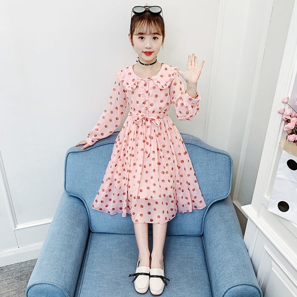 dresses for girls dot pattern girls party dress sashes child dress spring autumn clothes girl 6 8 10 12 14, Red;yellow
dresses for girls dot pattern girls party dress sashes child dress spring autumn clothes girl 6 8 10 12 14, Red;yellow