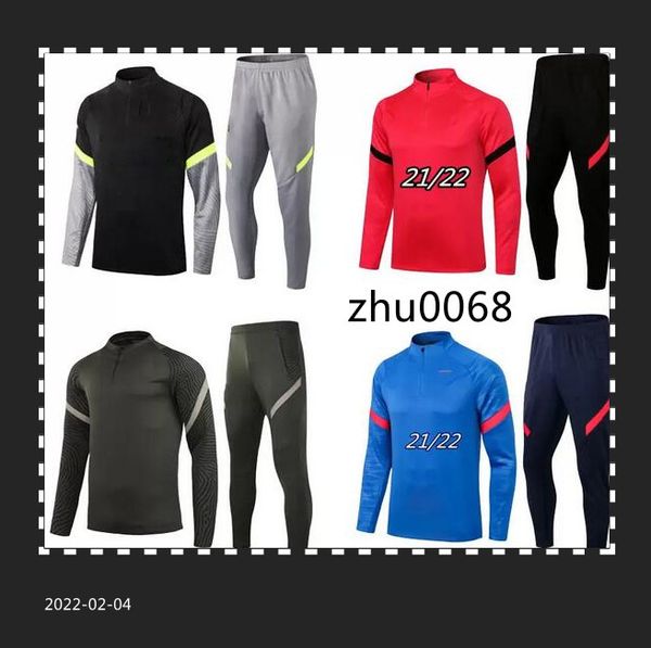 2021 2022 male survetement jacket training suit soccer tracksuits 20 21 22 men football jackets tracksuit set 4567, Black
2021 2022 male survetement jacket training suit soccer tracksuits 20 21 22 men football jackets tracksuit set 4567, Black