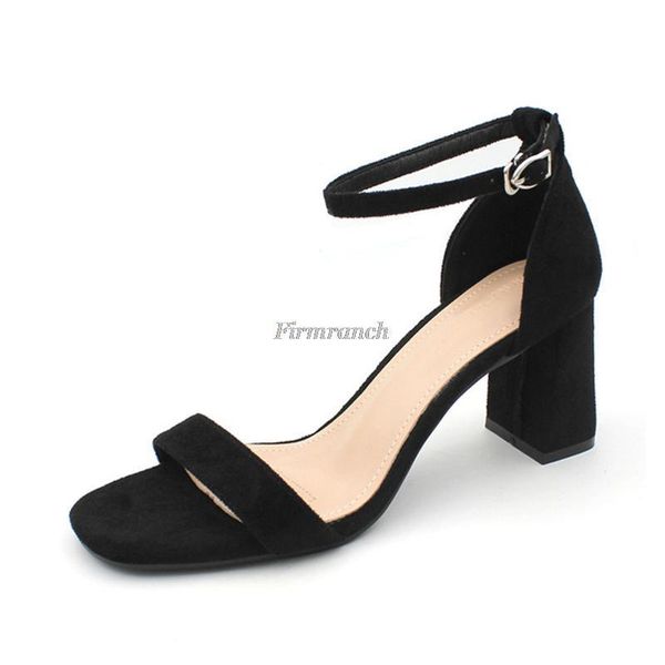 dress shoes women's sandals 2021 summer thick-heeled high-heeled all-match korean suede open toe women, Black
dress shoes women's sandals 2021 summer thick-heeled high-heeled all-match korean suede open toe women, Black