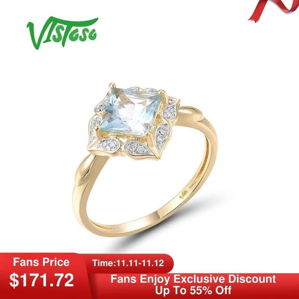 cluster rings vistoso genuine 14k 585 yellow gold for women sparkling square blue z diamond classic daily wear fine jewelry, Golden;silver
cluster rings vistoso genuine 14k 585 yellow gold for women sparkling square blue z diamond classic daily wear fine jewelry, Golden;silver