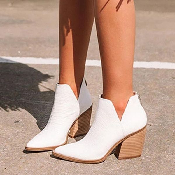 boots ankle for women pointed toe fashion shoes plush warm winter short zipper square heels comfortable lady, Black
boots ankle for women pointed toe fashion shoes plush warm winter short zipper square heels comfortable lady, Black