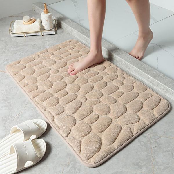 carpets thicken rebound bathroom bath mat anti-skid bathtub side wash basin memory foam toilet rugs embossing stones print floor
carpets thicken rebound bathroom bath mat anti-skid bathtub side wash basin memory foam toilet rugs embossing stones print floor