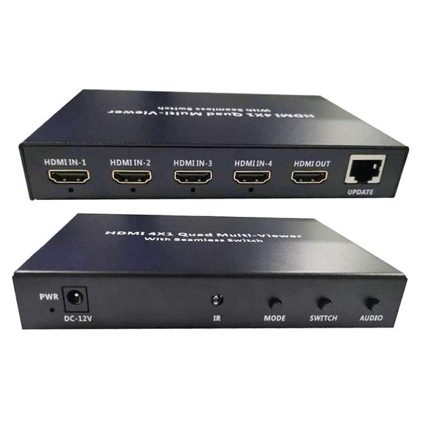 audio cables & connectors 1080p 4x1 multi-viewer with pip support seamless switcher splitter quad screen ir control
audio cables & connectors 1080p 4x1 multi-viewer with pip support seamless switcher splitter quad screen ir control