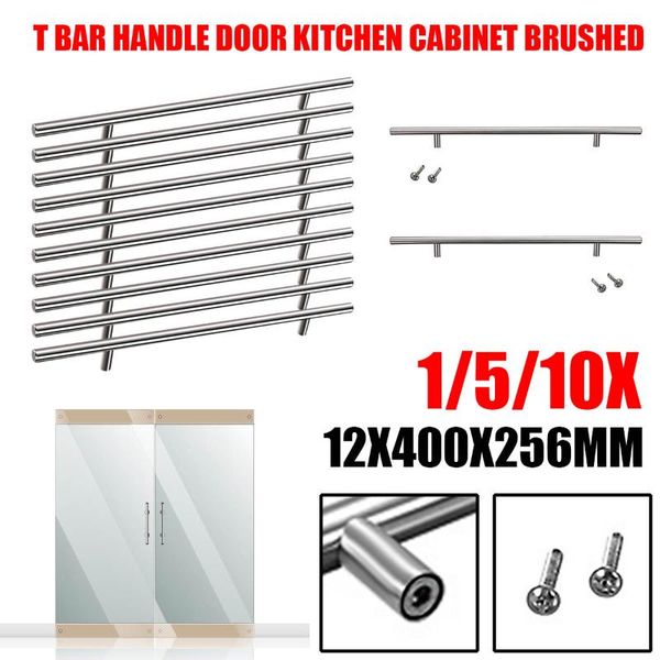 handles & pulls 16inch t bar handle knobs and door kitchen cabinet furniture modern stainless steel cupboard drawer 12x400x256mm
handles & pulls 16inch t bar handle knobs and door kitchen cabinet furniture modern stainless steel cupboard drawer 12x400x256mm