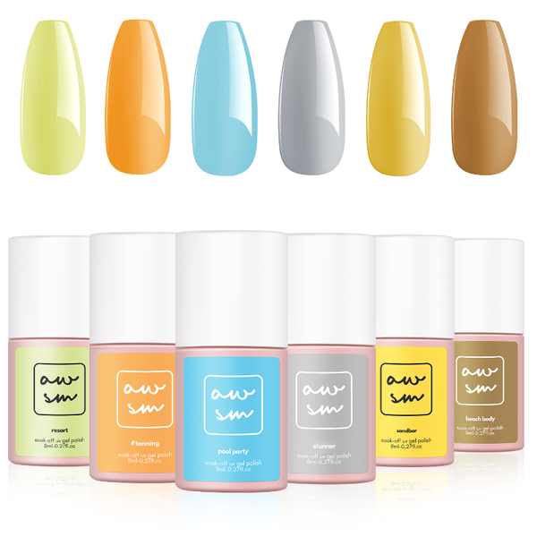 nail gel awsmcolor polish set makar6 colors art gels kit uv light for nails diy at home, Red;pink
nail gel awsmcolor polish set makar6 colors art gels kit uv light for nails diy at home, Red;pink
