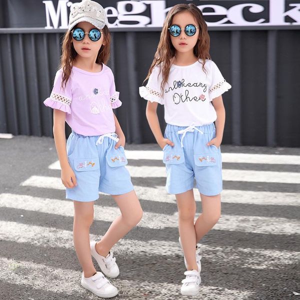 girl short sleeved t shirt+shorts 2pcs print pattern embroidery children tracksuit kids clothing suit toddler clothes sets 2-10y, White
girl short sleeved t shirt+shorts 2pcs print pattern embroidery children tracksuit kids clothing suit toddler clothes sets 2-10y, White