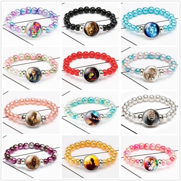 fashion lion pattern beaded bracelets glass charm strands jewelry party home kids birthday gifts decor, Black
fashion lion pattern beaded bracelets glass charm strands jewelry party home kids birthday gifts decor, Black