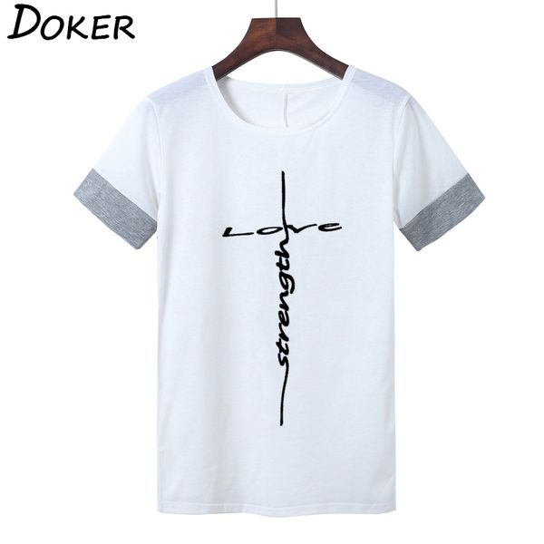 5xl summer new love strength printed t shirt women patchwork short sleeve t-shirts plus size loose women kawaii tee shirt 210423, White
5xl summer new love strength printed t shirt women patchwork short sleeve t-shirts plus size loose women kawaii tee shirt 210423, White