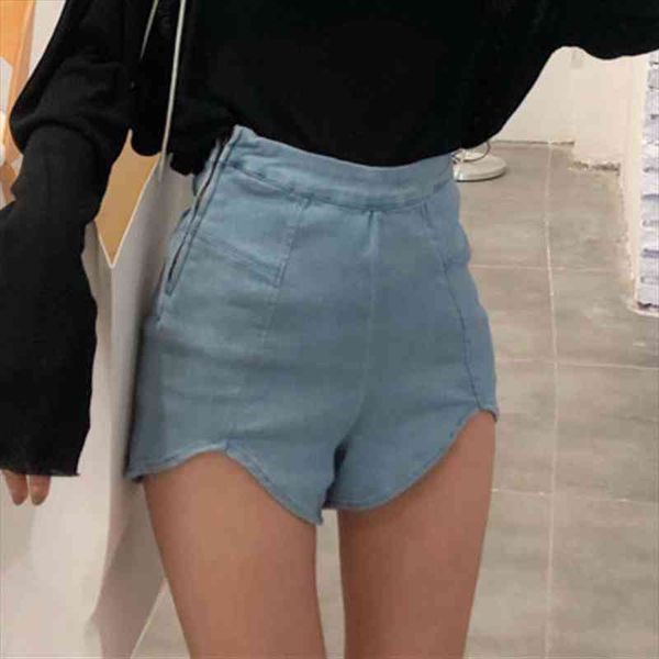 spring and summer fashion women shorts high waist slim elastic denim female zippers short pants, White;black
spring and summer fashion women shorts high waist slim elastic denim female zippers short pants, White;black