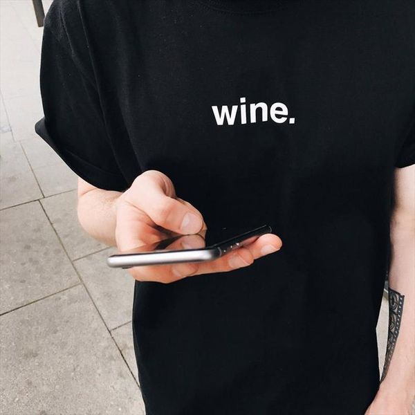 wine print and women mens t shirt cotton casual funny lady yong girl tee hipster drop ship s 391, White;black
wine print and women mens t shirt cotton casual funny lady yong girl tee hipster drop ship s 391, White;black