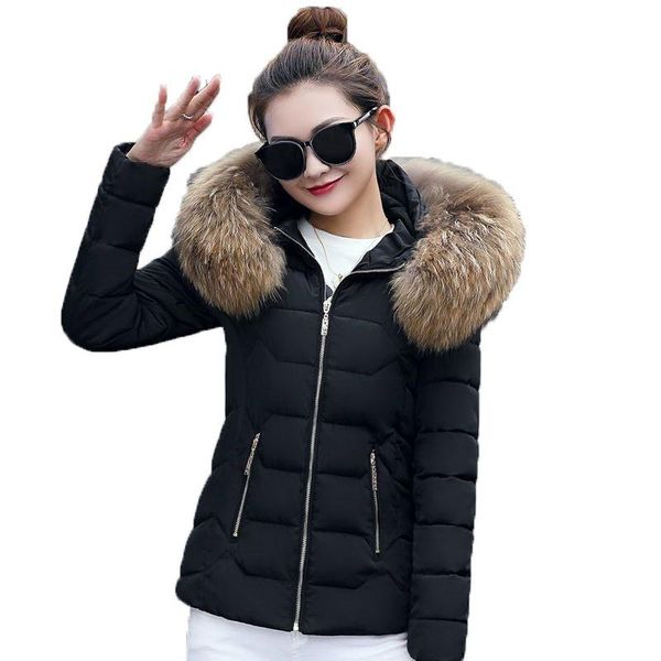 winter jacket women 2021 fashion slim female coat thicken parka down cotton clothing fake fur collar womens coats women's & parkas, Black
winter jacket women 2021 fashion slim female coat thicken parka down cotton clothing fake fur collar womens coats women's & parkas, Black