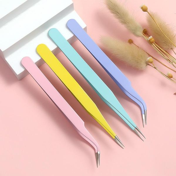 nail art kits 1pcs straight elbow fashion acrylic picking tool decor macaron color precision anti-static tweezers hand clip
nail art kits 1pcs straight elbow fashion acrylic picking tool decor macaron color precision anti-static tweezers hand clip