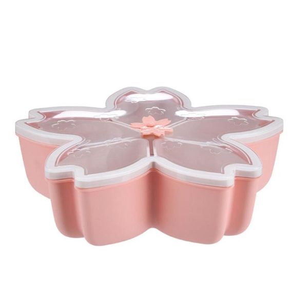 dinnerware sets 1pc household snack tray cherry blossom shaped fruits box compartment dish
dinnerware sets 1pc household snack tray cherry blossom shaped fruits box compartment dish