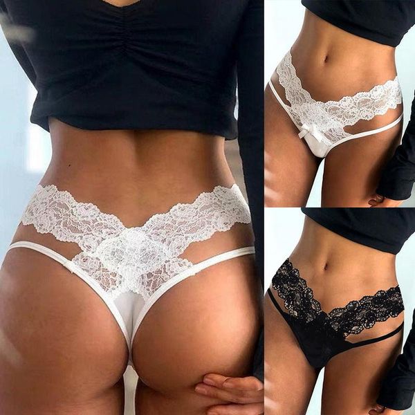panties women bandage hollow out lace thong lingerie t back soft bowknot underwear 2021 women's, Black;pink
panties women bandage hollow out lace thong lingerie t back soft bowknot underwear 2021 women's, Black;pink