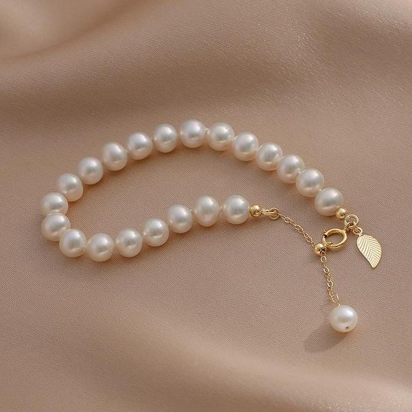 beaded, strands luxury 14k copper clad gold natural freshwater pearl sweet baroque heart chain bracelet for women leaf wedding jewelry, Black
beaded, strands luxury 14k copper clad gold natural freshwater pearl sweet baroque heart chain bracelet for women leaf wedding jewelry, Black