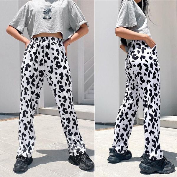 casual elastic high waist milk cow print pants women harajuku streetwear straight loose joggers trousers women's & capris, Black;white
casual elastic high waist milk cow print pants women harajuku streetwear straight loose joggers trousers women's & capris, Black;white