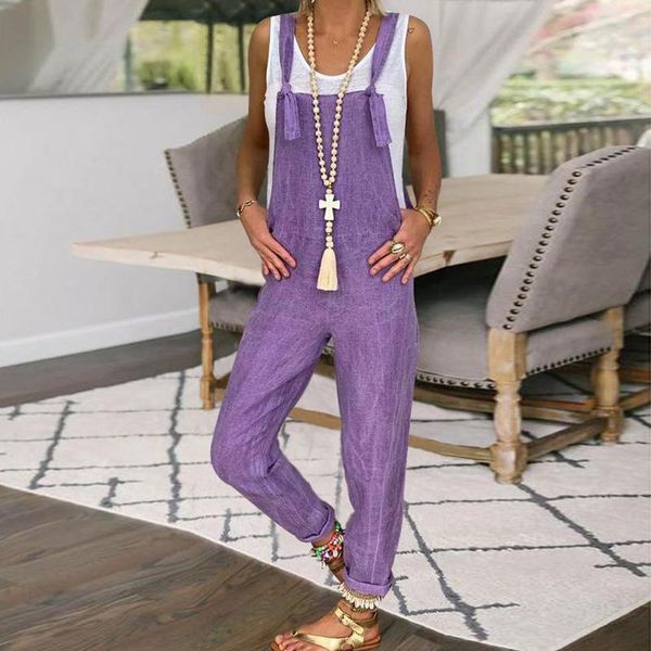women's jumpsuits & rompers womens bib pants lady jumpsuit holiday summer overalls boho loose casual baggy bodysuit sleeveless, Black;white
women's jumpsuits & rompers womens bib pants lady jumpsuit holiday summer overalls boho loose casual baggy bodysuit sleeveless, Black;white