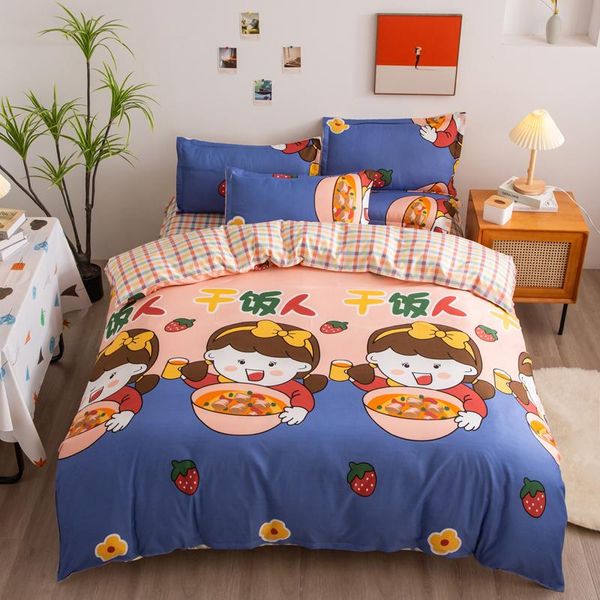 bedding sets nordic 3/4pcs fashion home set eating girl duvet cover 150* 200,220x240,bed linen with pillowcases double king for child
bedding sets nordic 3/4pcs fashion home set eating girl duvet cover 150* 200,220x240,bed linen with pillowcases double king for child